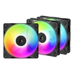 ARCTIC Freezer P14 Pro Reverse A-RGB - 3 Pack - 140 mm A-RGB PWM Fan with Cable Splitter