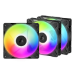 ARCTIC Freezer P14 Pro Reverse A-RGB - 3 Pack - 140 mm A-RGB PWM Fan with Cable Splitter