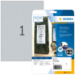 HERMA Labels A4 210x297 mm silver film glossy 25 pcs.