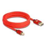 DeLOCK 81096 DisplayPort kabel 3 m Mini DisplayPort Rood