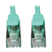 Tripp Lite N262-S01-AQ networking cable Aqua color 11.8" (0.3 m) Cat6a S/UTP (STP)