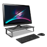 Techly ICA-MS 600TY monitor mount / stand Black Desk