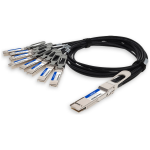 AddOn Networks QSFPDD-8SFP28-PDAC2-5M-AO InfiniBand/fibre optic cable 98.4" (2.5 m) QSFP-DD 8xSFP56 Black, Gray