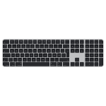 Apple Magic Keyboard clavier Universel USB + Bluetooth QWERTY Norvégien Argent, Noir