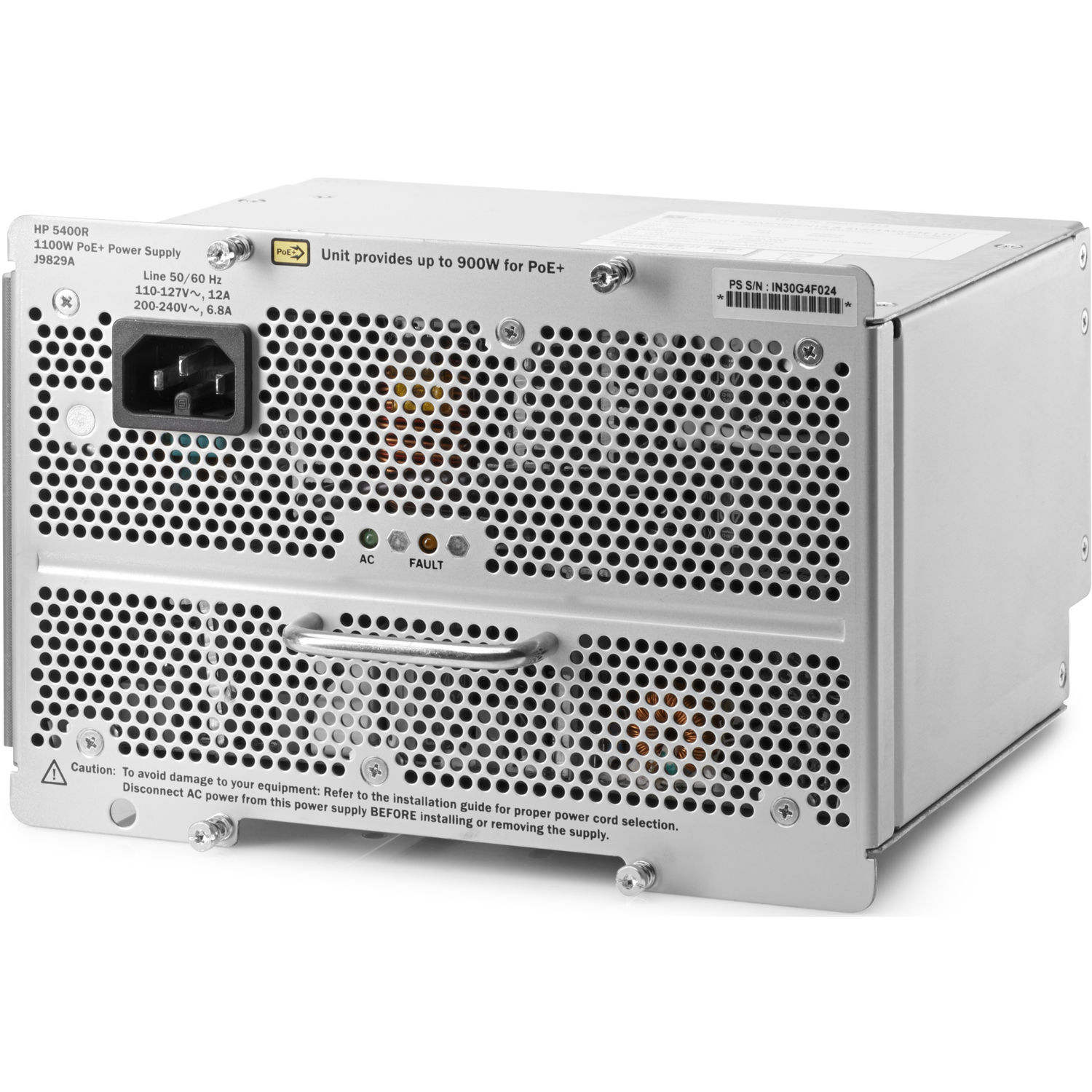 Image of Hewlett Packard Enterprise J9829A network switch component Power...