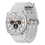 Samsung Galaxy Watch Ultra 3,81 cm (1.5") AMOLED 47 mm Digitaal 480 x 480 Pixels Touchscreen 4G Titanium, Wit Wifi GPS