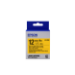 Epson Cinta adhesiva resistente - LK-4YBW cinta adhesiva resistente negra/amarilla 12/9