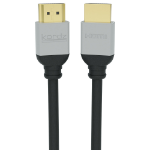 Kordz K26016-0150-CH HDMI cable 1.5 m HDMI Type A (Standard) Black, Grey