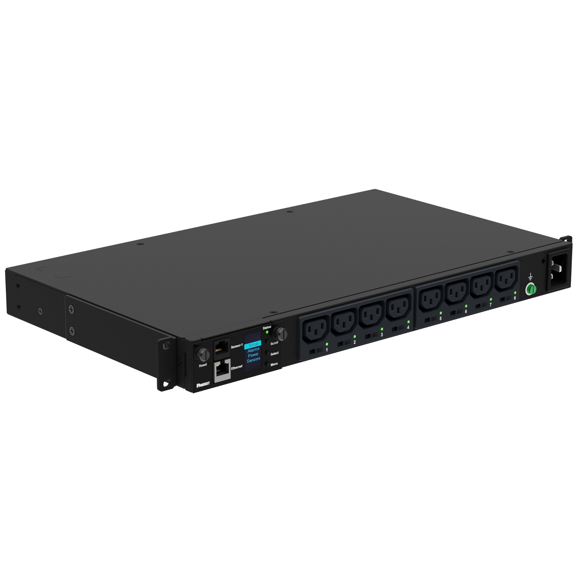Panduit SmartZone P08E25M G5 Monitored/Switched 8-Outlet Single-Phase 230V 16A PDU Panduit SmartZone P08E25M G5 Monitored/Switched 8-Outlet Single-Phase 230V 16A PDU