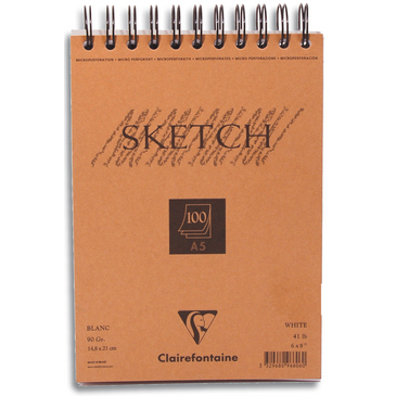 Clairefontaine 96606C writing notebook A5 100 sheets Orange