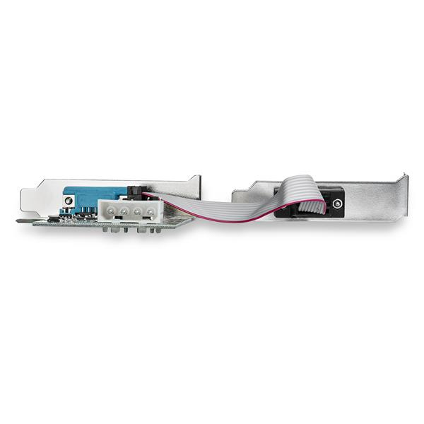 StarTech.com 2-port PCI Express RS232 Serial Adapter Card - PCIe RS232 Serial Host Controller Card - PCIe to Serial DB9 - 16950 UART - Low Profile Expansion Card - Windows & Linux