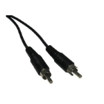 Cables Direct 25m RCA/RCA audio cable Black