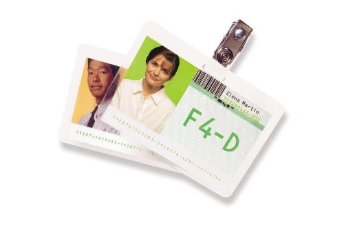 GBC Card Laminating Pouches 67x99mm 2x125 Micron Gloss (100)