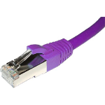 Cablenet 5m Cat6a RJ45 Violet S/FTP LSOH 26AWG Snagless Booted Patch Lead