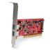 StarTech.com 2-poorts PCI SuperSpeed USB 3.0-adapterkaart met SATA-voeding