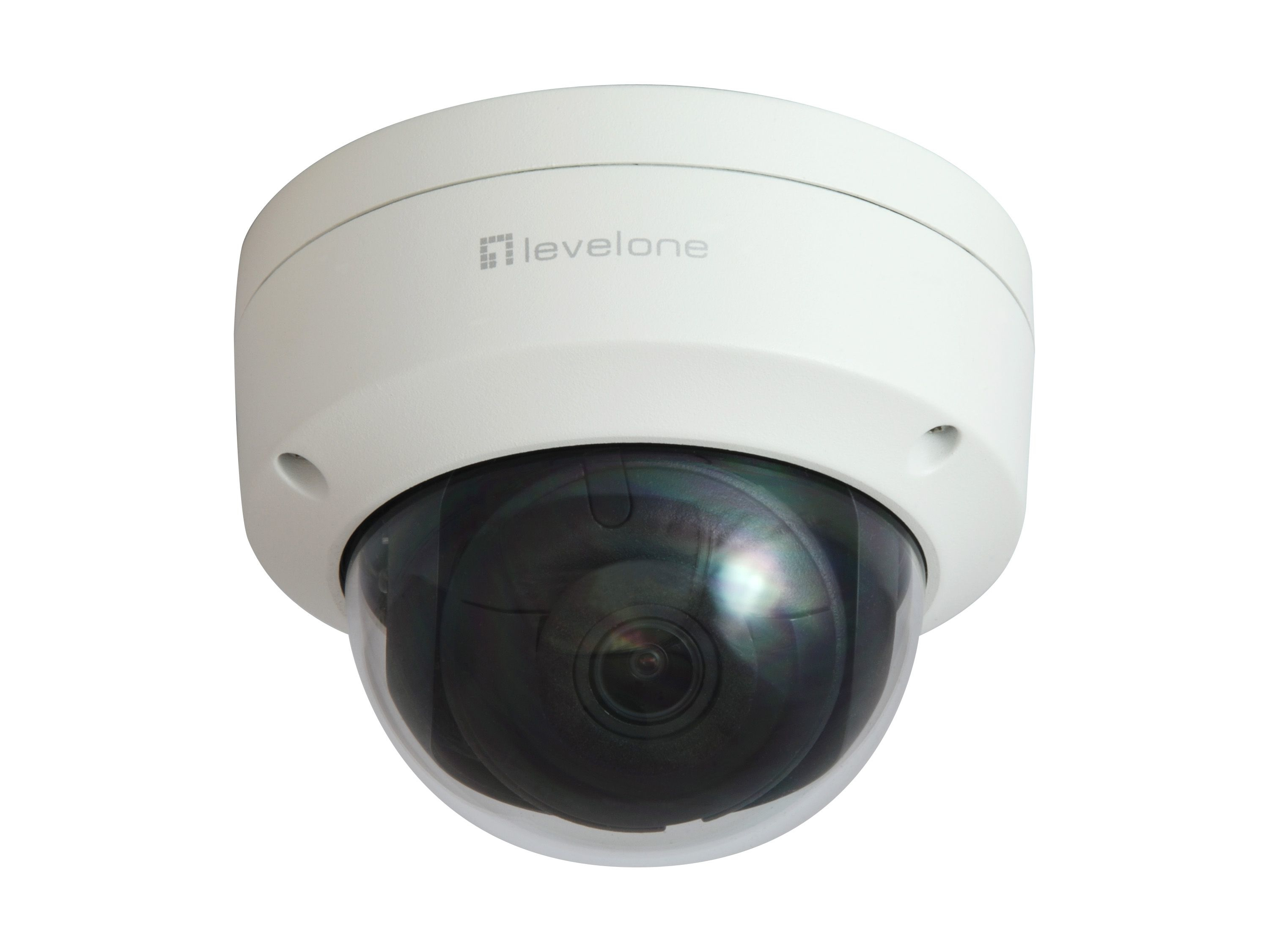 Image of LevelOne GEMINI Fixed Dome IP Network Camera, 4-Megapixel, H.265,...