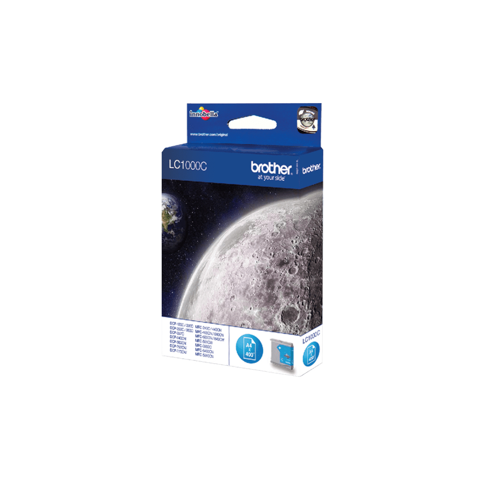 Image of Brother LC-1000C Ink cartridge cyan, 400 pages ISO/IEC 24711 6.5ml...