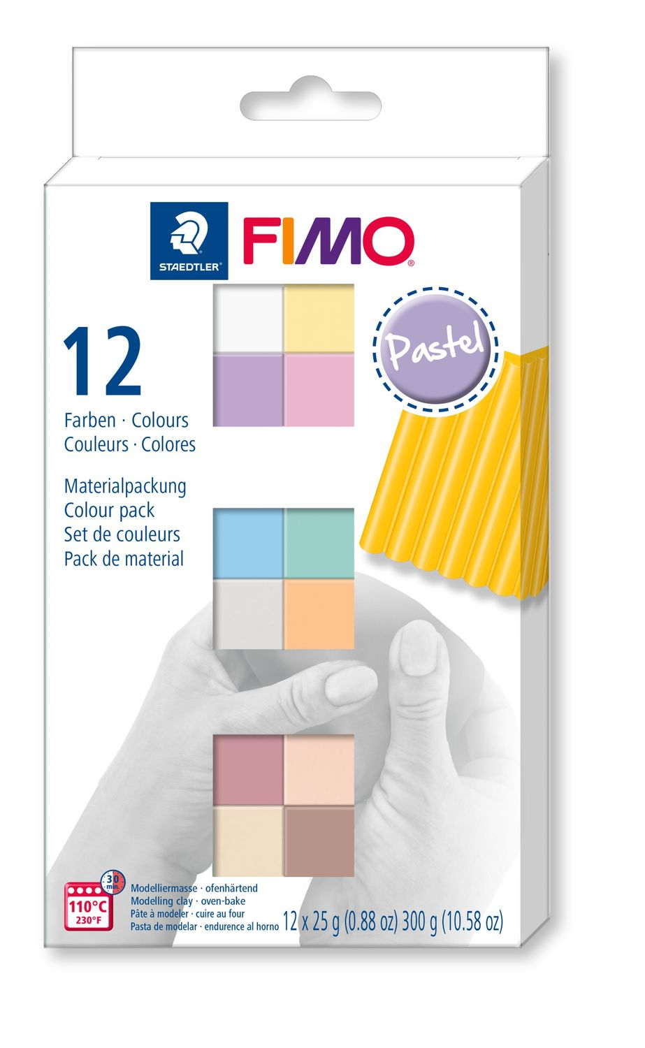 EU Product - Set Mod.masse Fimo soft MP PC 12*25g div. Farben thumbnail