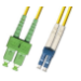 Microconnect FIB8410005 fibre optic cable 0.5 m SC LC OS2 Yellow