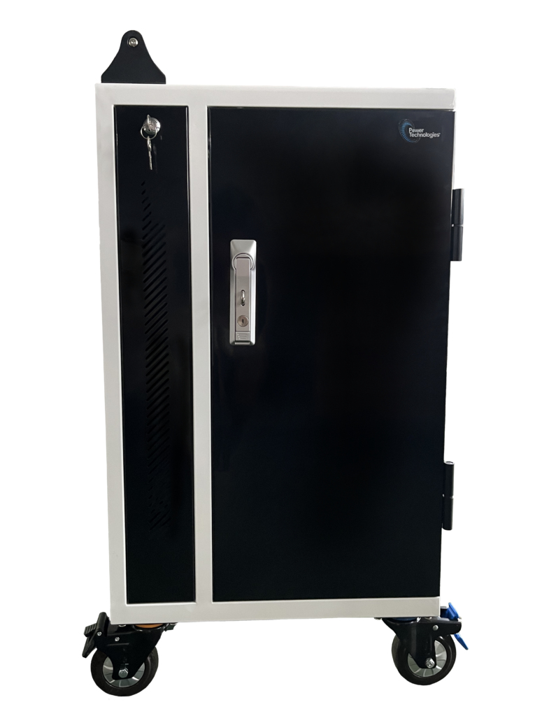 Power Technologies 15 Bay - Secure Vertical Basic Charging Cart