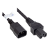 Alcasa P1450-S010 power cable Black 1 m C14 coupler C15 coupler
