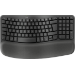 Logitech Wave Keys for Business keyboard Office RF Wireless + Bluetooth QWERTZ German Graphite