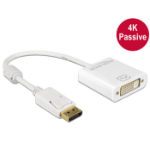 DeLOCK 62602 video cable adapter 0.2 m DisplayPort DVI-I White