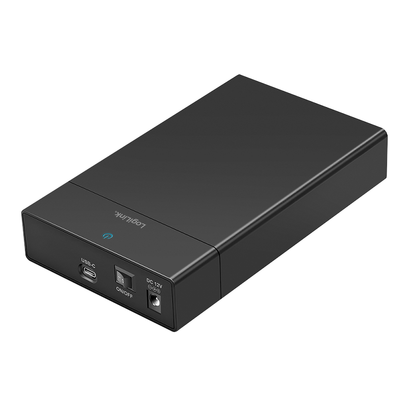 LogiLink 3,5" Extern. Encl. USB 3.2 Gen 1, screwless, black