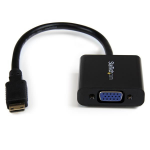 StarTech.com Mini HDMI to VGA Adapter Converter for Digital Still Camera / Video Camera - 1920x1080
