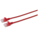 Microconnect V-UTP610R-SLIM networking cable Red 10 m Cat6 U/UTP (UTP)