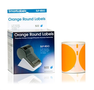 Image of Seiko Instruments SLP-RDO Orange Self-adhesive printer label
