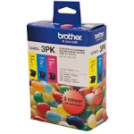BROTHER LC-40CL3PK INKJET CARTRIDGE COLOUR PACK 3