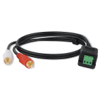 Extron ASA 141 audio cable 2 x RCA Black