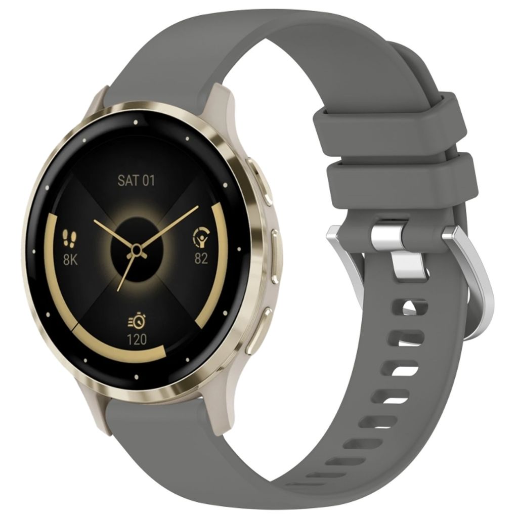 SYA002389401D GARMIN INTERNATIONAL Venu 3S Silicone Watch Band - Gray