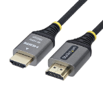 StarTech.com 1m (3ft) Premium Certified High Speed HDMI Cable, Ultra Flexible HDMI Cable, 4K 60Hz/1440p 144Hz w/HDR10/ARC, 18Gbps, High Flex Braided HDMI Cord