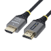 StarTech.com 1m (3ft) Premium Certified High Speed HDMI Cable, Ultra Flexible HDMI Cable, 4K 60Hz/1440p 144Hz w/HDR10/ARC, 18Gbps, High Flex Braided HDMI Cord