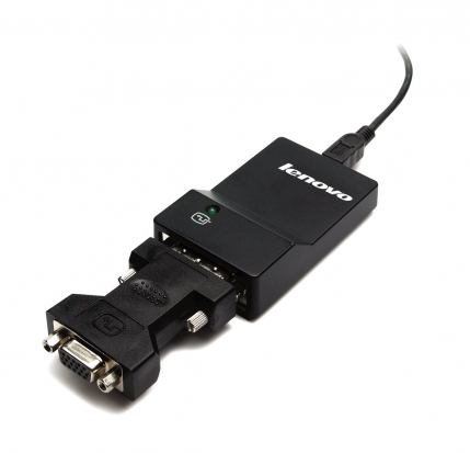 Lenovo USB 3.0 - DVI/VGA USB A DVI/VGA Black