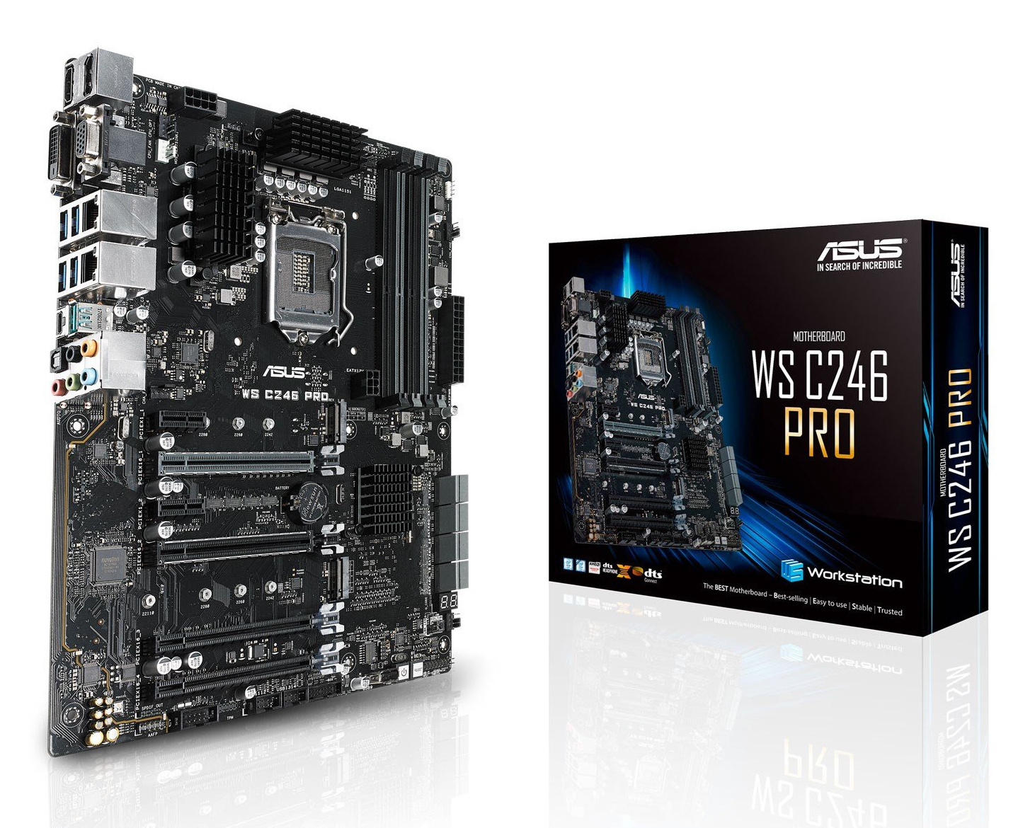 WS C246 PRO Intel C246 LGA 1151 (Socket H4) ATX