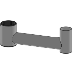 Ergonomic Solutions Swingarm SP2, 200mm w/78mm