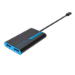 Sapphire 44005-01-20G video cable adapter 0.265 m Thunderbolt 3 2 x DisplayPort Blue, Grey