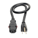 Tripp Lite P007-L03 power cable Black 35.4" (0.9 m) NEMA 5-15P C13 coupler