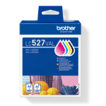 Brother LC527VAL inktcartridge 4 stuk(s) Origineel Zwart, Cyaan, Magenta, Geel