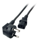 EFB Elektronik EK539.1,8 electriciteitssnoer Zwart 1,8 m Netstekker type K C13 stekker