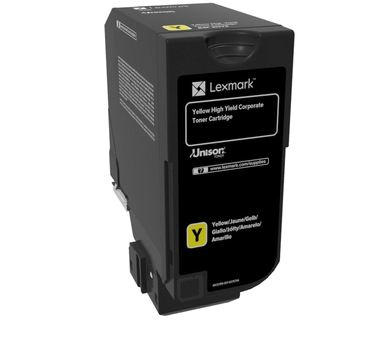 Lexmark 84C2HYE Toner-kit yellow return program Project, 16K pages ISO/IEC 19798 for Lexmark CX 725