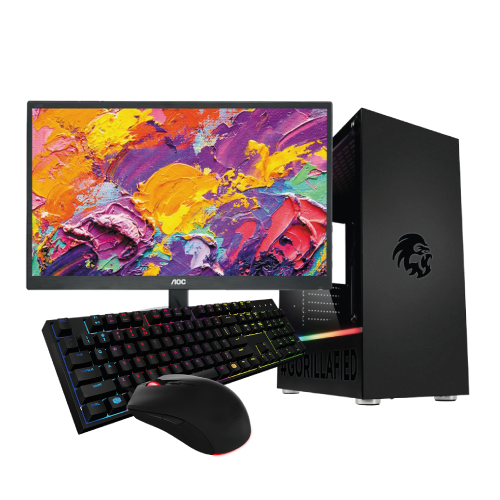 Gorilla Gaming LEVEL: 1.2 - Ryzen 5 2600 3.4GHz, 8GB RAM, 480GB SSD, 6GB GTX 1660 Gorilla Gaming LEVEL: 1.2 - Ryzen 5 2600 3.4GHz, 8GB RAM, 480GB SSD, 6GB GTX 1660
