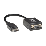 Tripp Lite P134-06N-VGA DisplayPort to VGA Active Adapter Video Converter (M/F), 6-in. (15.24 cm)