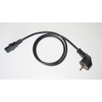 Wantec 7904 electriciteitssnoer Zwart 1 m CEE7/7 IEC C13