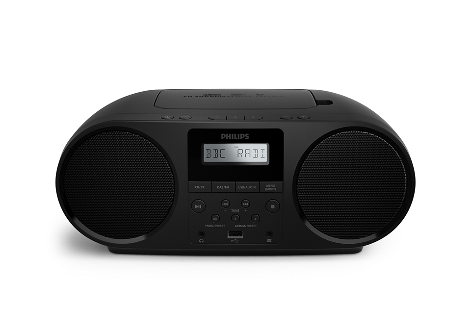Philips TAZ6000/10 CD player Portable CD player Black