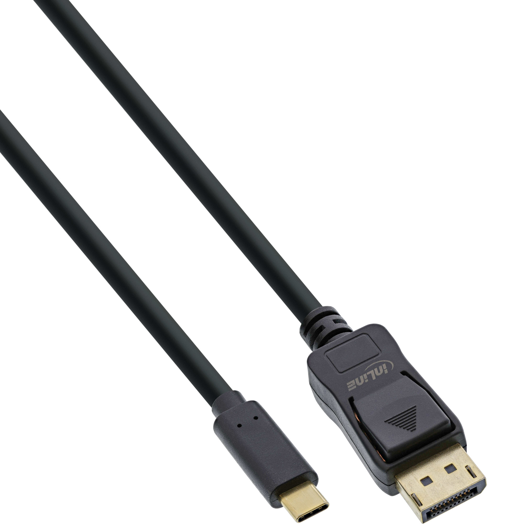 64122 INLINE INC USB Display Cable - USB Type-C male to DisplayPort male - 2m - 2 m - USB Type-C - DisplayPort - Male - Male - Gold