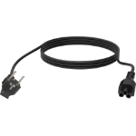 Vision TC 3MEUCVLF/BL power cable Black 3 m CEE7/7 IEC C5